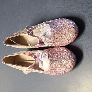 Purple ombre sparkle kitten heels NWT